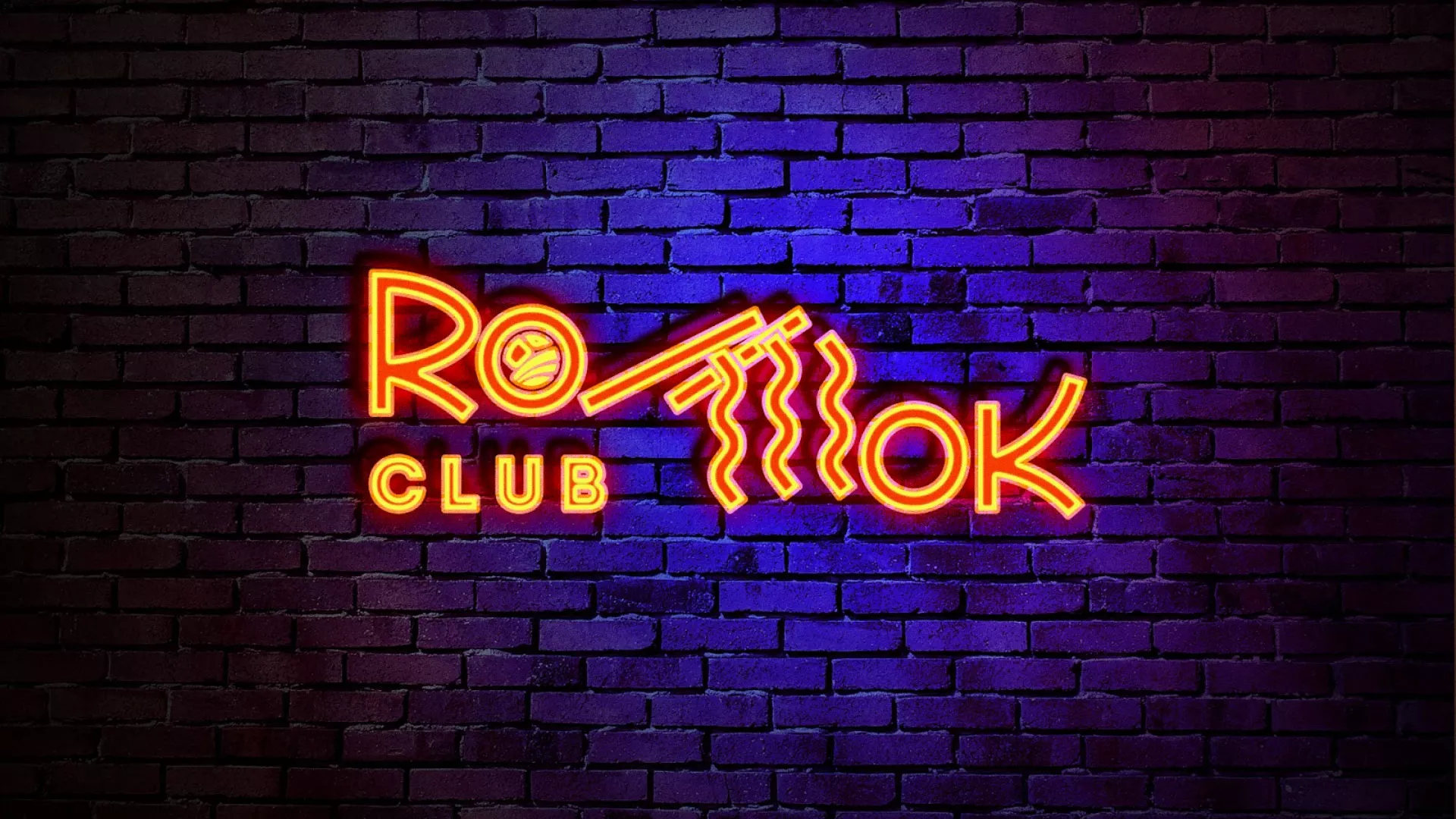 Разработка интерьерной вывески суши-бара «Roll Wok Club» в Гвардейске