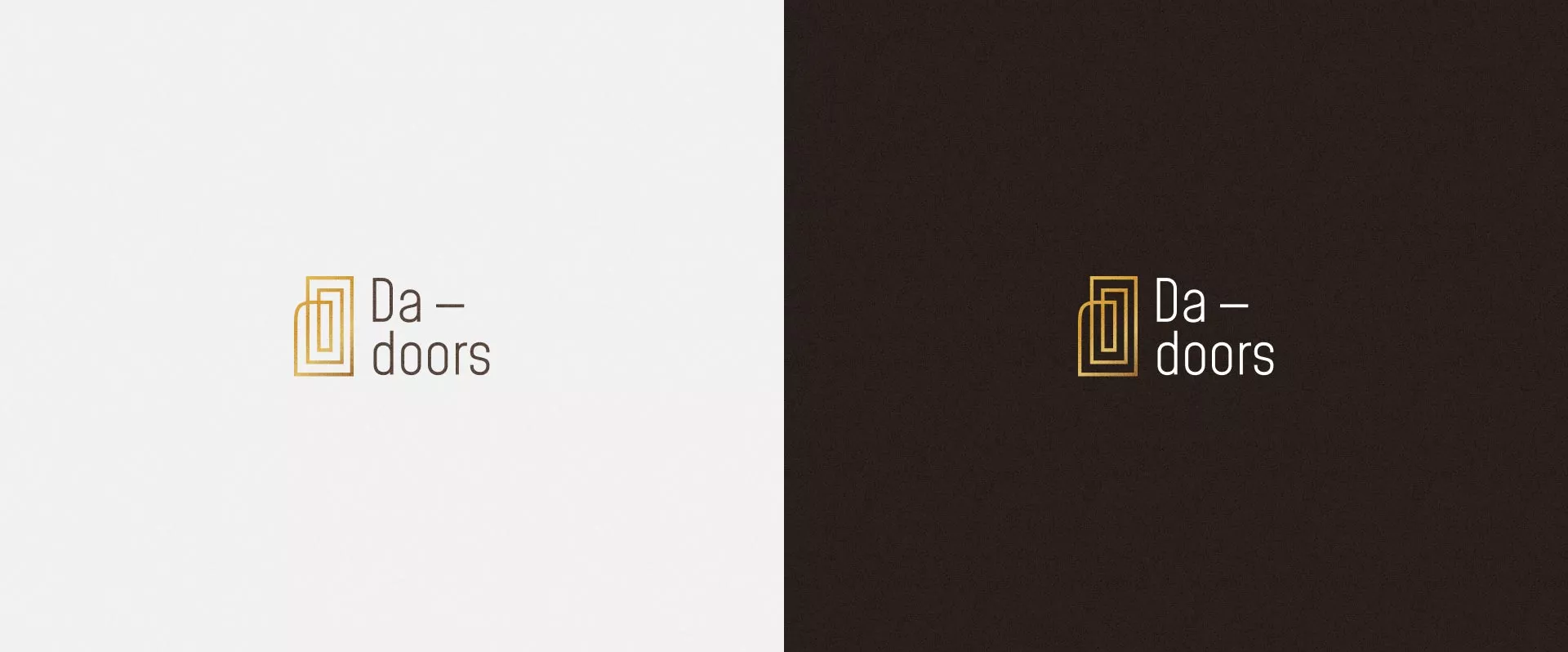 Разработка логотипа для компании «DA-DOORS» в Гвардейске